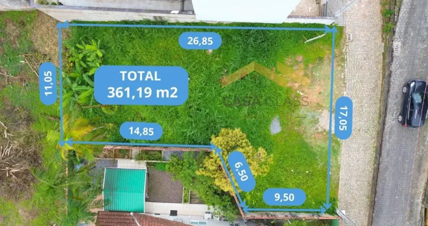 Terreno murado em rua sem saída no bairro Glória em Joinville!