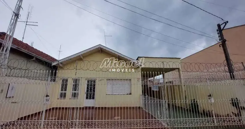 Casa com 3 quartos para alugar na Rua Brasílio Machado, Paulista, Piracicaba