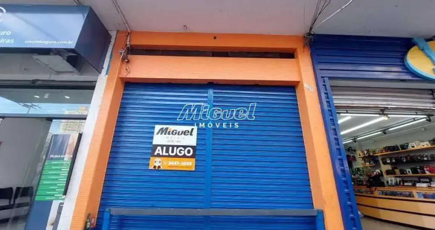 Salão comercial, 40,01m² para aluguel, centro - piracicaba -