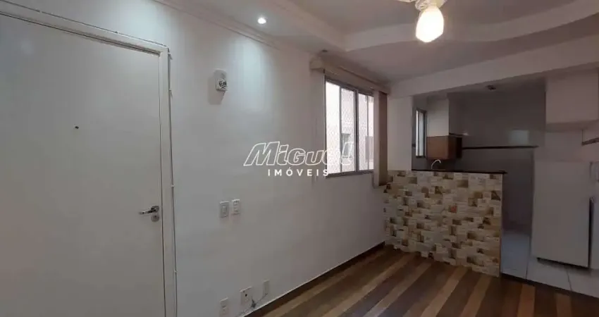 Apartamento, 45,95m² para aluguel, pompeia - piracicaba 2 quartos - condomínio parque piazza navona