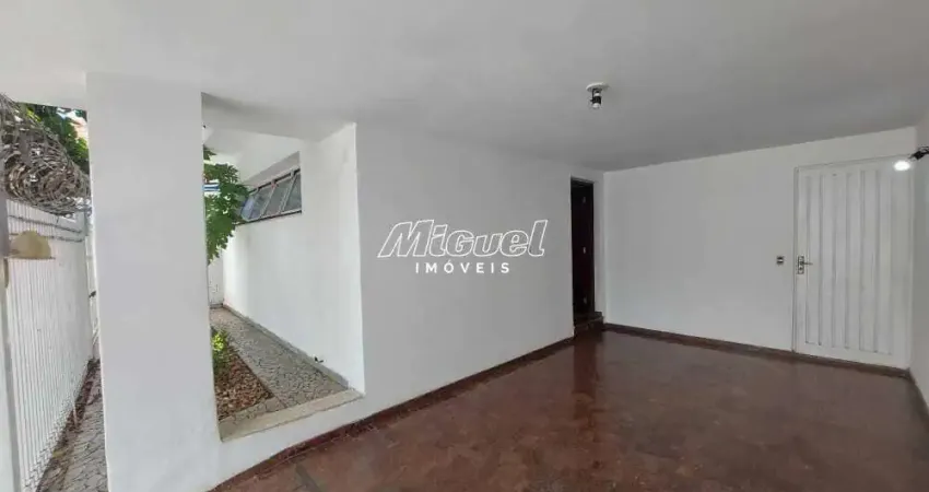 Casa para aluguel, 3 quartos, 1 suíte, 1 vaga, paulista - piracicaba/sp