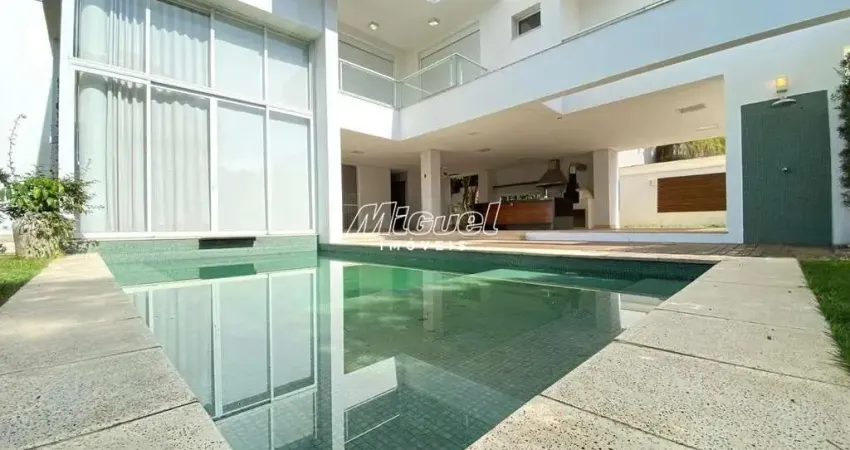 Casa em condomínio, 373m² para aluguel, centro - piracicaba 4 quartos - condominio residencial alphaville