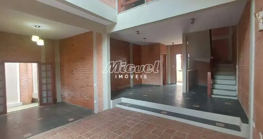 Casa, 150m² para aluguel, loteamento santa rosa - piracicaba 3 quartos -