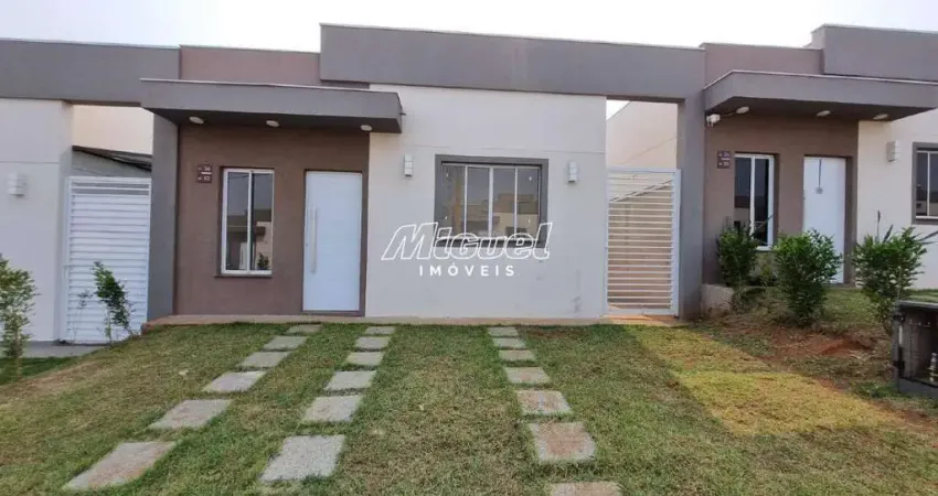 Casa em condomínio, 60m² à venda, taquaral - piracicaba 2 quartos - condomínio reserva taquaral i