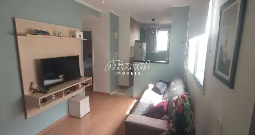 Apartamento, 46,59m² à venda, ondas - piracicaba 2 quartos - condomínio parque pérola do oriente