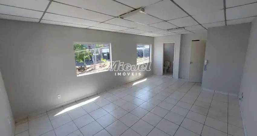 Salas/conjuntos, 35m² para aluguel, cidade alta - piracicaba -