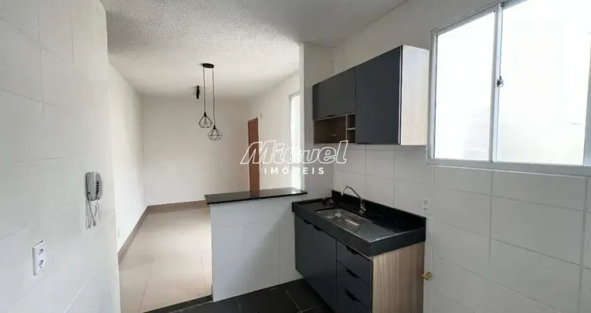 Apartamento, 44,27m² à venda, campestre - piracicaba 2 quartos - condomínio residencial parque piazza florença