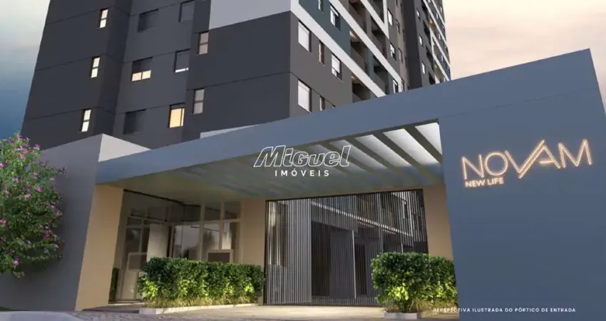 Apartamento, 65,18m² à venda, nova américa - piracicaba 2 quartos - novam new life