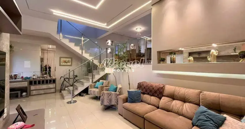 Casa em condomínio, área total 256,00m² à venda, ondas - piracicaba 3 quartos condomínio ondas do piracicaba