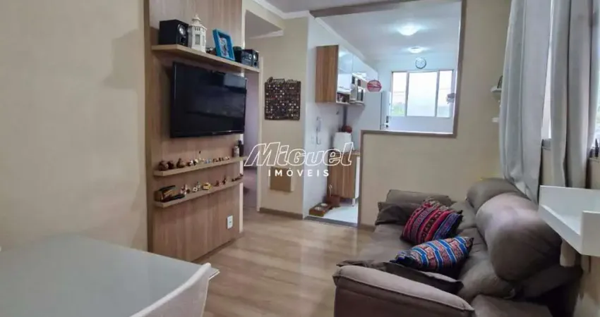 Apartamento, 45,95m² à venda, pompeia - piracicaba 2 quartos - condomínio parque piazza navona