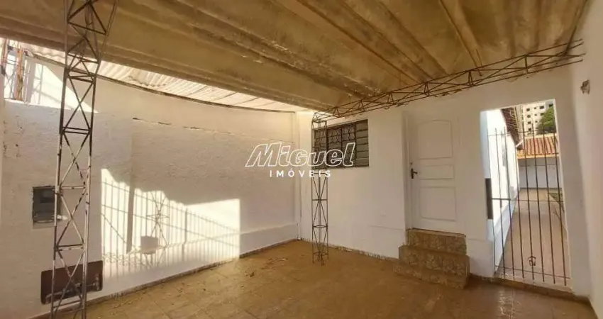 Casa, 123,75m² para aluguel, jardim diamante - piracicaba 2 quartos -