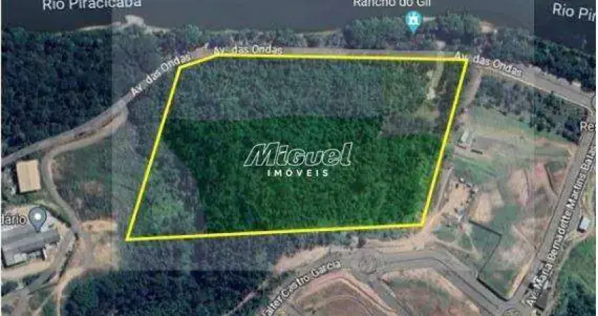 Terreno à venda na Avenida das Ondas, Ondas, Piracicaba