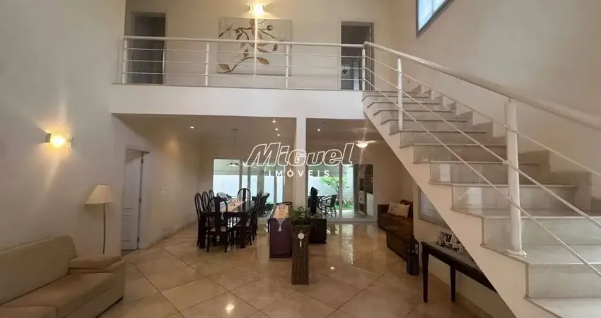 Casa em condomínio, 256,42m² para aluguel, dois córregos - piracicaba 3 quartos - condomínio residencial green village