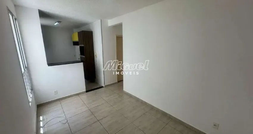 Apartamento, 45,95m² para aluguel, santa terezinha - piracicaba 2 quartos - condomínio parque paradiso