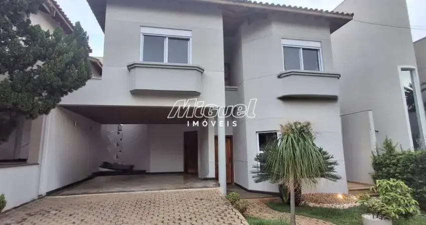 Casa em condomínio, 217,7m² para aluguel, piracicamirim - piracicaba 4 quartos - condomínio village de lions