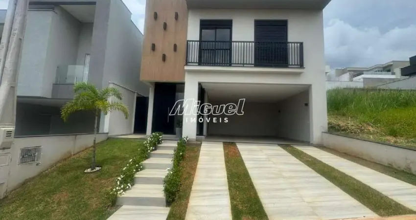 Casa em condomínio, 195,32m² para aluguel, ondinhas - piracicaba 3 quartos - condomínio residencial soleil