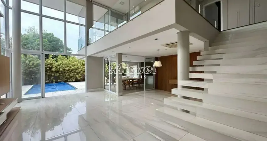 Casa em condomínio, 322,23m² para aluguel, santa rosa - piracicaba 4 quartos - condominio residencial alphaville