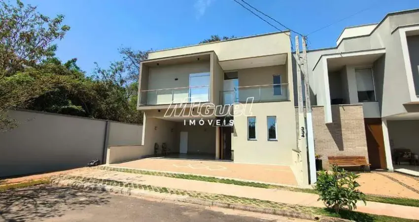 Casa em condomínio, 217m² à venda, água branca - piracicaba 3 quartos - condomínio villagio clotilde brossi