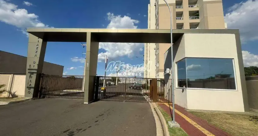 Apartamento, 45m² para aluguel, vila industrial - piracicaba 2 quartos - piazza di milano