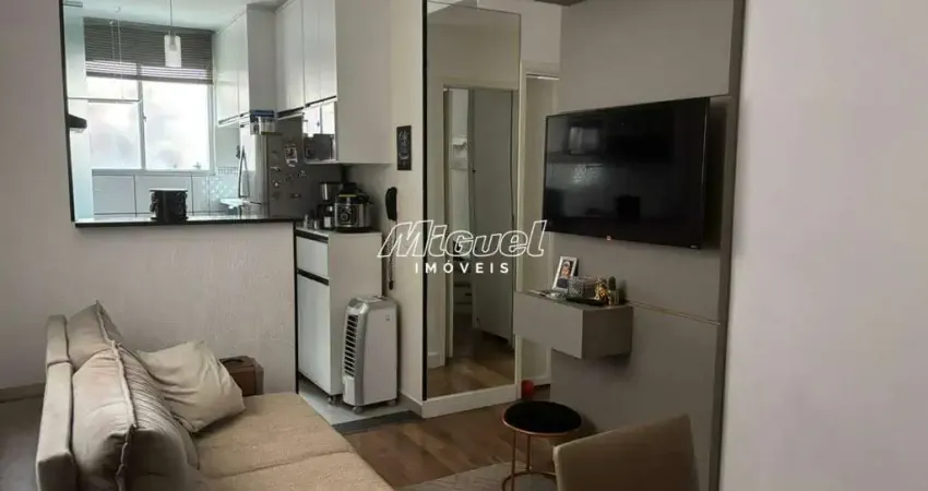 Apartamento, 54m² à venda, pompeia - piracicaba 2 quartos - condomínio parque piazza navona