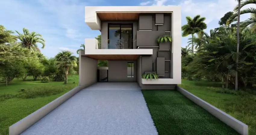 Casa à venda no condomínio paradise 1  – alto padrão com piscina e 3 suítes