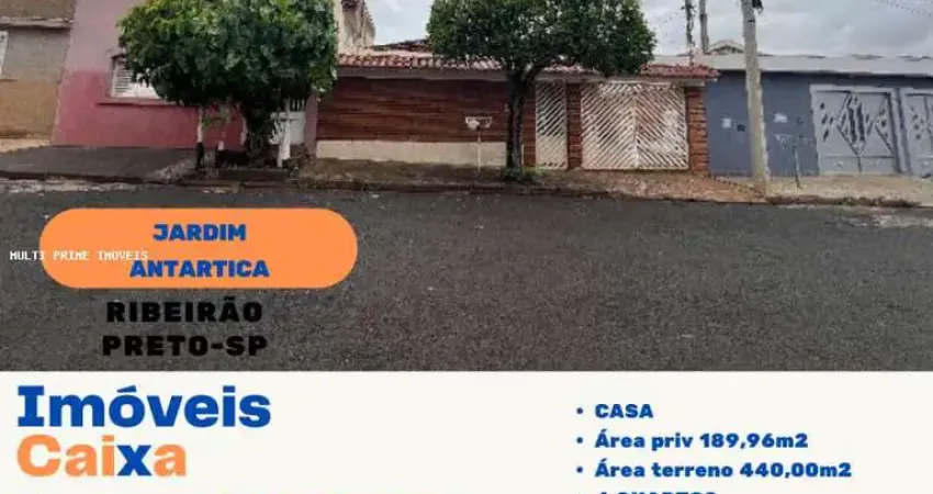Casa para Venda em Ribeirão Preto, Jardim Antártica, 4 dormitórios, 3 banheiros, 2 vagas