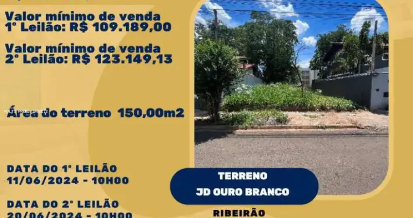 Terreno para Venda em Ribeirão Preto, Jardim Ouro Branco