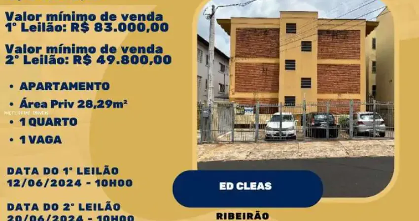 Apartamento para Venda em Ribeirão Preto, Jardim Paulista, 1 dormitório, 1 banheiro, 1 vaga