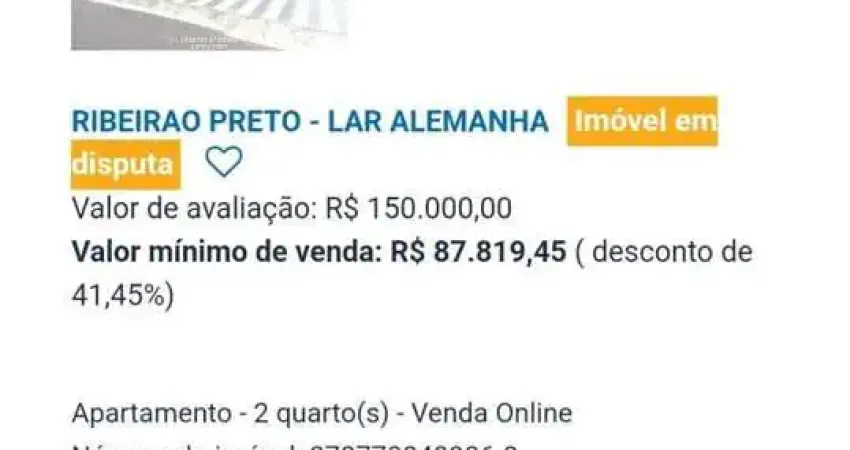 Apartamento para Venda em Ribeirão Preto, Jardim Doutor Paulo Gomes Romeo, 2 dormitórios, 1 banheiro, 1 vaga