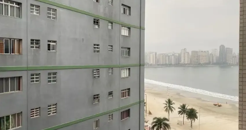 Sala living frente mar, condomínio com lazer e garagem no centro de são vicente!