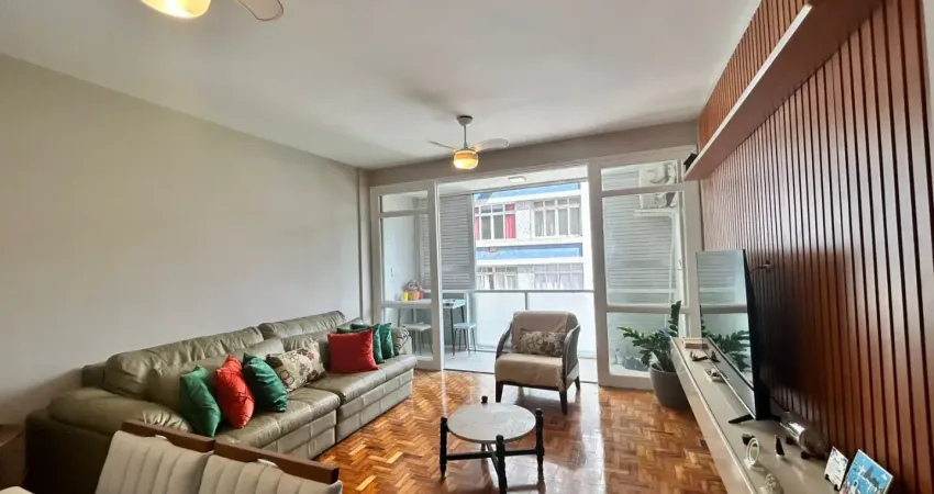 Apartamento à venda com 2 dormitórios mais dependência e vaga de garagem no bairro da aparecida/santos