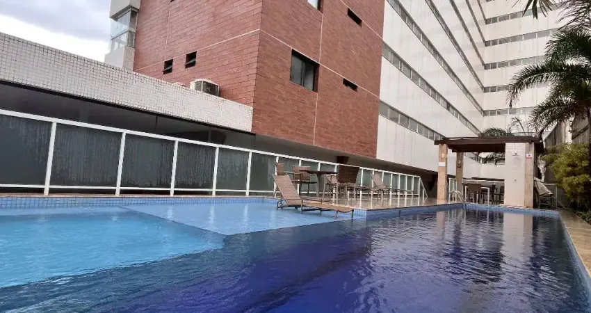Quarto e Sala Mobiliado em Armação - Porteira Fechada - Varanda - Vista Mar