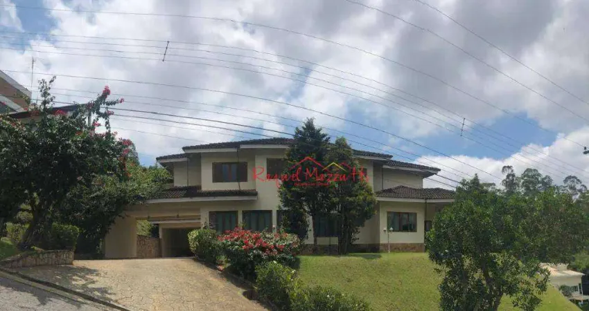 Casa com 5 dormitórios para alugar por r$ 16.000,00/mês - hills i e ii - arujá/sp