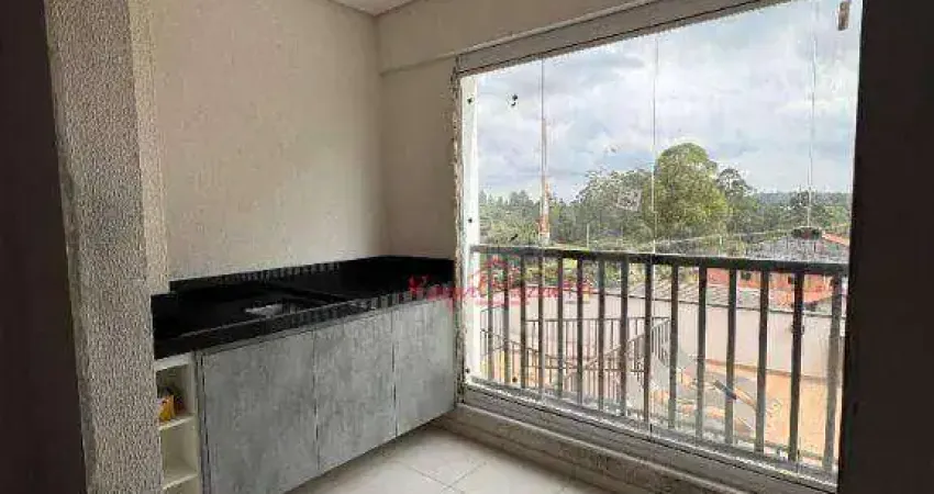 Apartamento com 2 dormitórios para alugar, 54 m² por R$ 3.708/mês - RESIDENCIAL FATTO - Arujá/SP