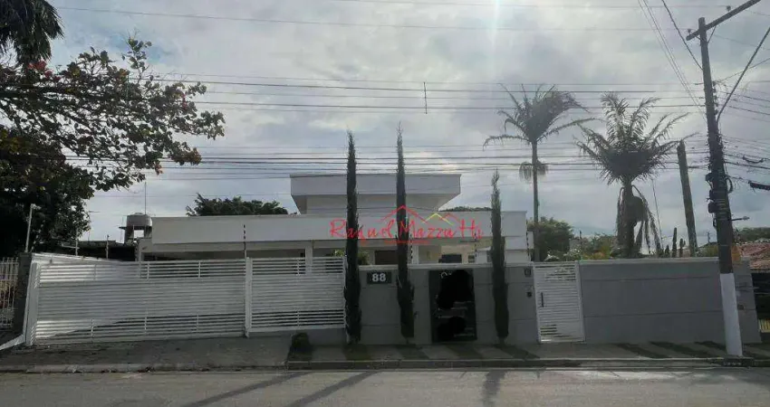 Casa com 3 dormitórios para alugar, 320 m² por r$ 7.500,00/mês - jardim planalto - arujá/sp