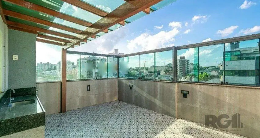 Cobertura no Cristo Redentor de 3 dormitórios e 2 vagas desocupado