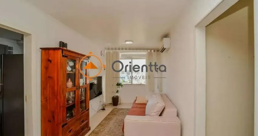Apartamento com 74m², 3 dormitórios, sem mobília e sem vaga de garagem.