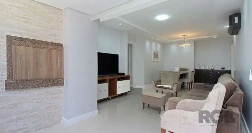 Excelente apartamento de 109,37m² com 3 dormitórios e 1 vaga de garagem.