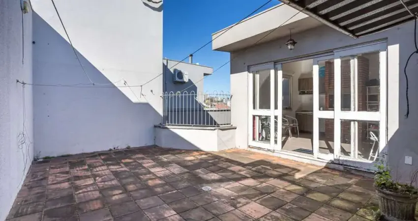Apartamento cobertura no cristo redentor de 1 dormitório com terraço e 98m²