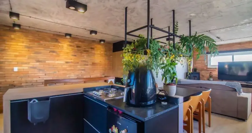 Cobertura exclusiva de 2 dormitórios com vista deslumbrante e projeto de arquite