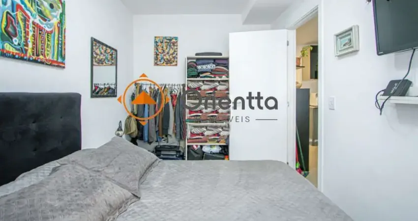 Apartamento 1 dormitório. decorado e totalmente mobiliado, climatizado, cozinha