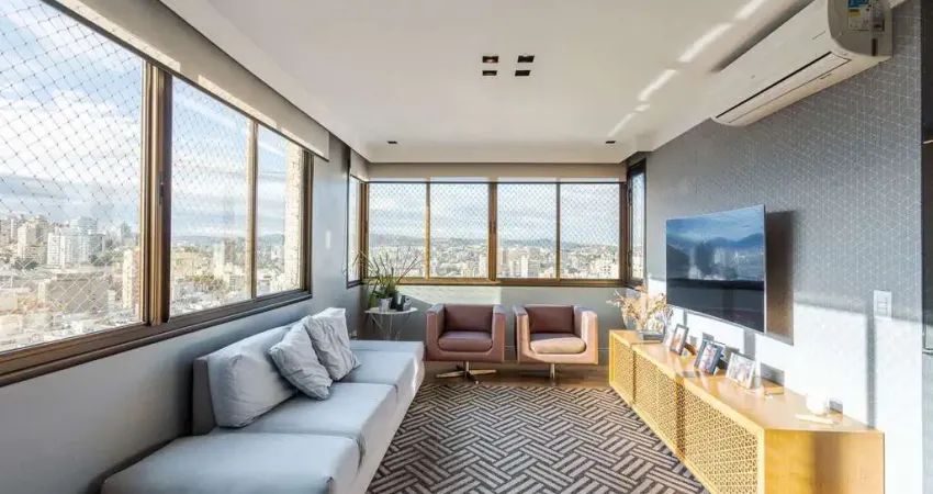 Andar alto, sol e vista definida são ponto forte deste belíssimo apartamento à v