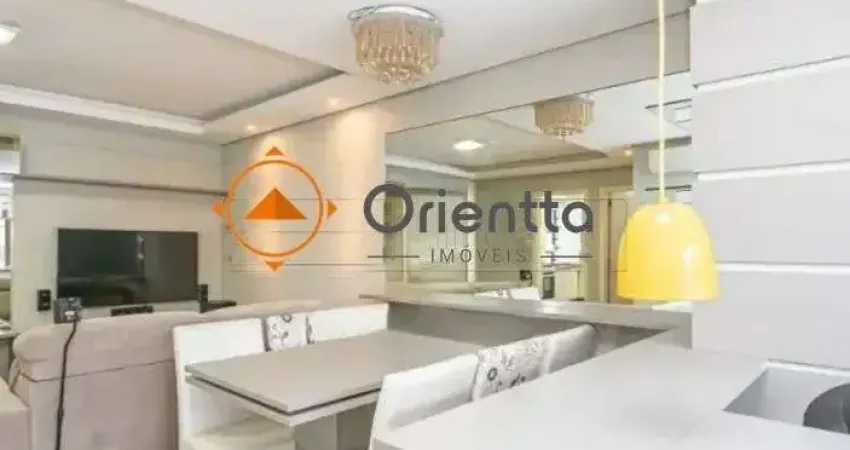 Apartamento mobiliado com 81,8m², 2 dormitórios (1 suíte) e vaga dupla de garage