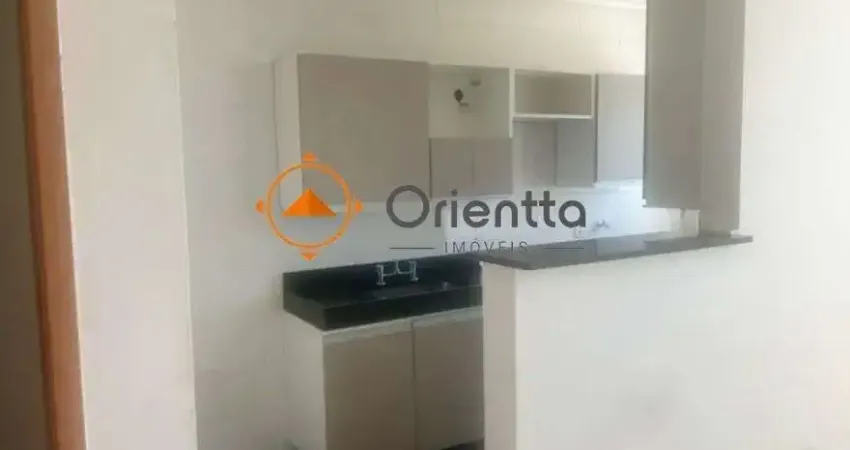 Imobiliária orientta aluga apartamento semimobiliado de 2 quartos, 1 banheiro e