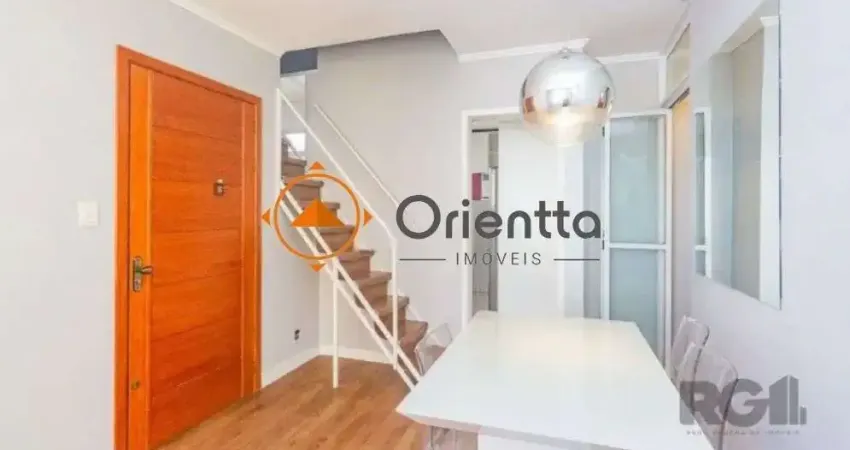 Cobertura, 3 quartos, 1 suíte, semimobilaido e 1 vaga de garagem no petrópolis!