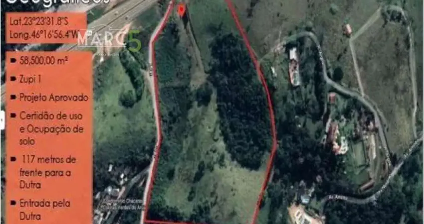 Terreno à venda na Rodovia Presidente Dutra, São Bento, Arujá