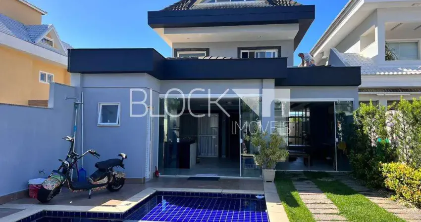 Recreio dos Bandeirantes | Casa de Condomínio 4 quartos, sendo 4 suites