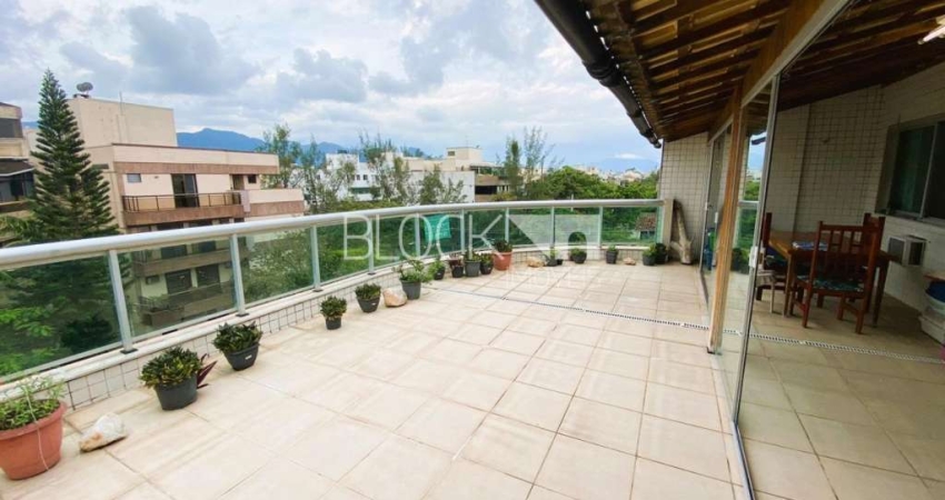 Recreio dos Bandeirantes | Cobertura 4 quartos, sendo 3 suites
