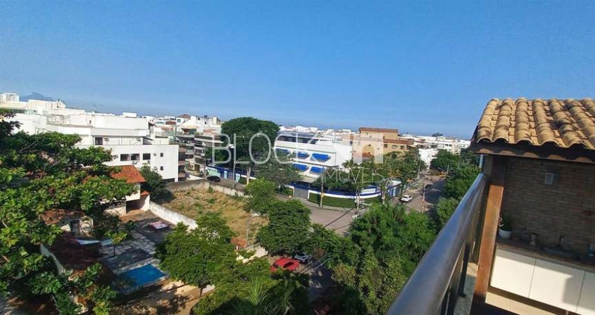 Recreio dos Bandeirantes | Cobertura 3 quartos, sendo 1 suite