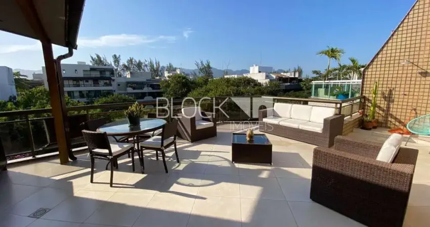 Recreio dos Bandeirantes | Cobertura 3 quartos, sendo 3 suites